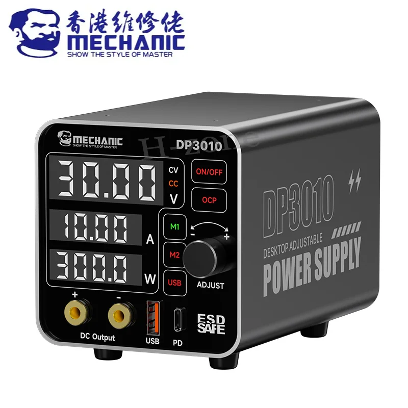 

MECHANIC DP3010 300 Вт мини-интеллектуальный регулируемый источник питания в один клик для мобильного ремонта, тестирование батареи материнской платы