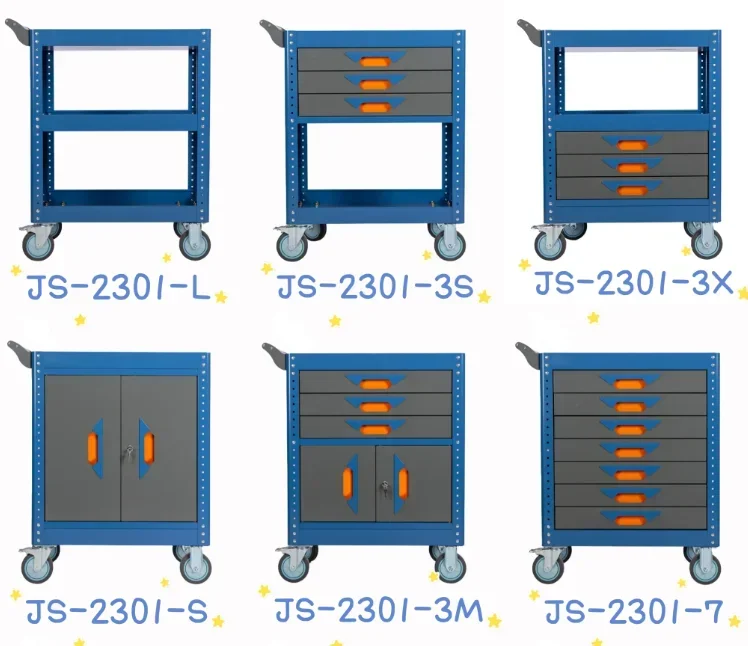 for forNeatly Detachable part with Wheels Heavy Duty Utility Industrial Service Cart with Locking System Drawer for Garage