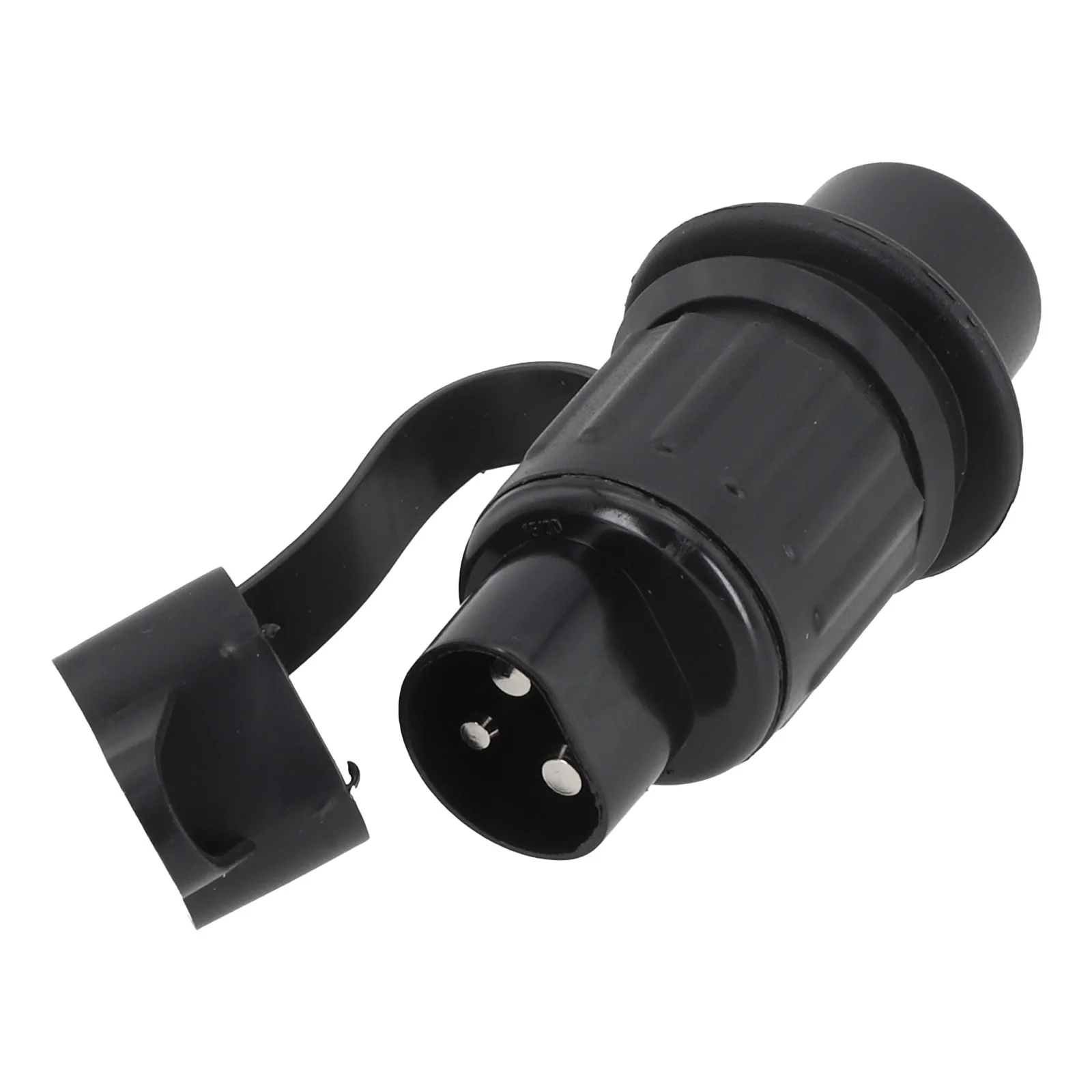 3 Pin 12V Electrical Connector Socket for Trailer with Waterproof Silicone Seal Suitable for Caravan Truck and RV Applications