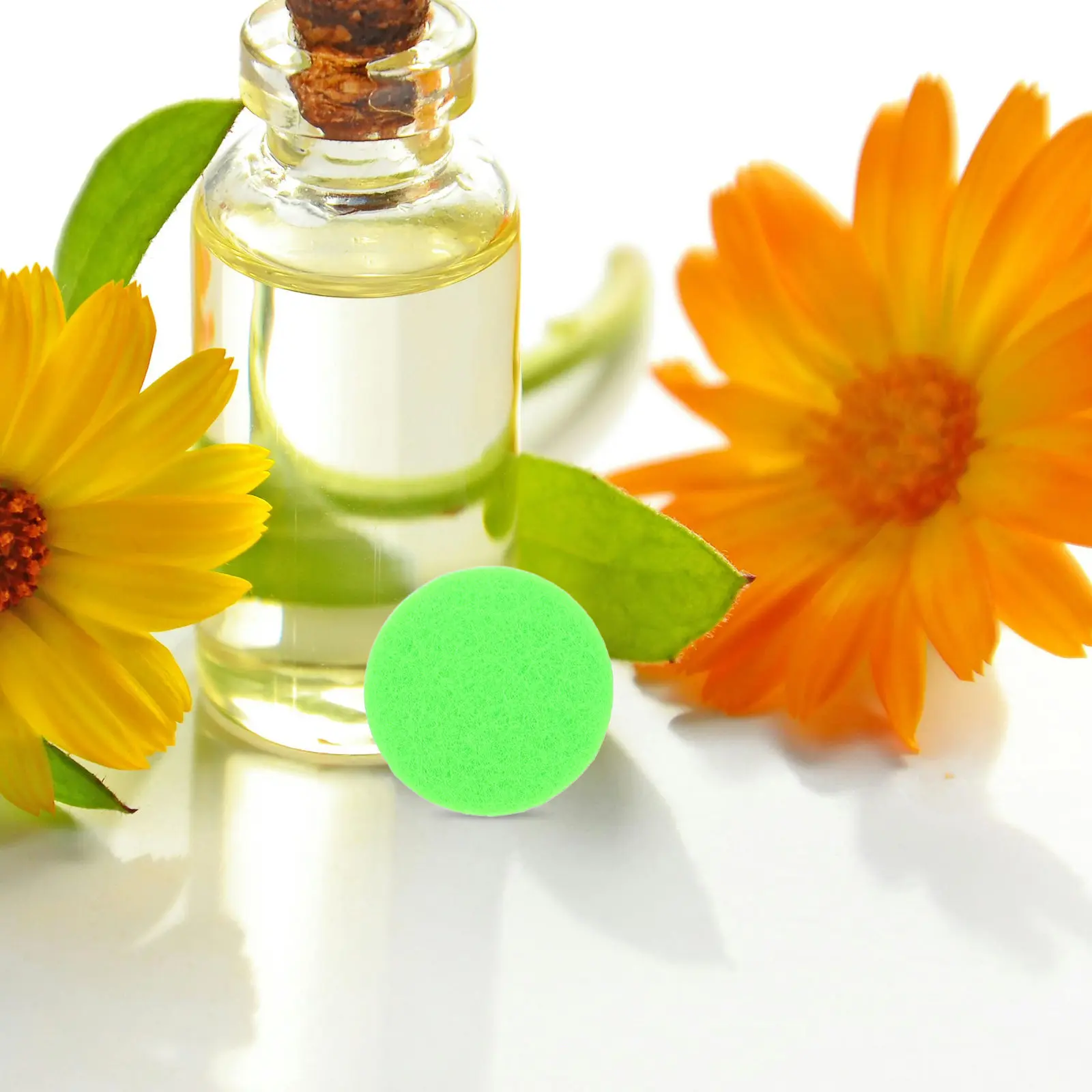 

100 шт. круглых ватных дисков для эфирных масел, сменные подушечки для аромадиффузора-кулона, для длительного ароматизации