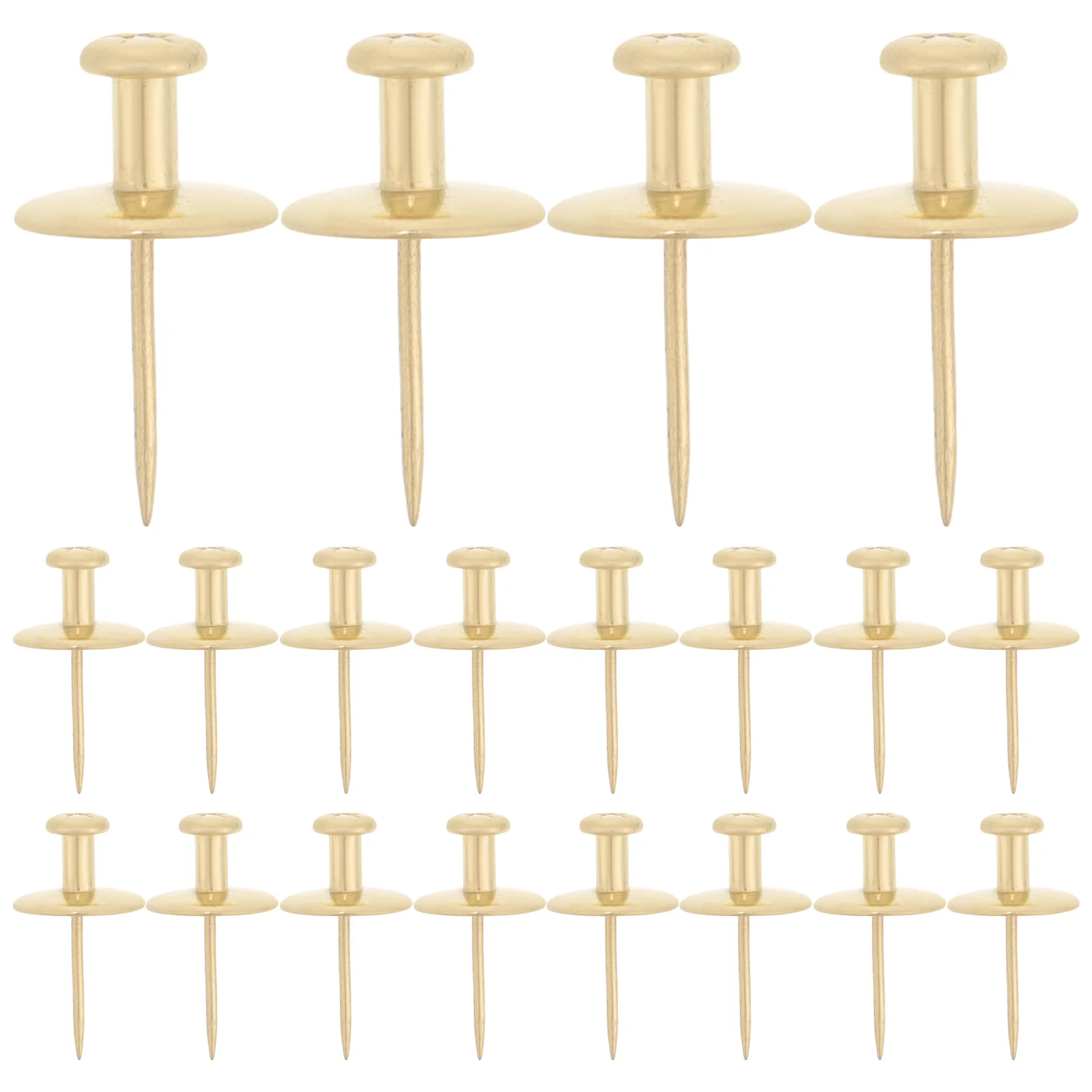 20 Pcs Five-pointed Star Thumbtack Picture Hangers Clothes Racks Hanging Pin Push for Pictures Coat Metal Frame Wooden