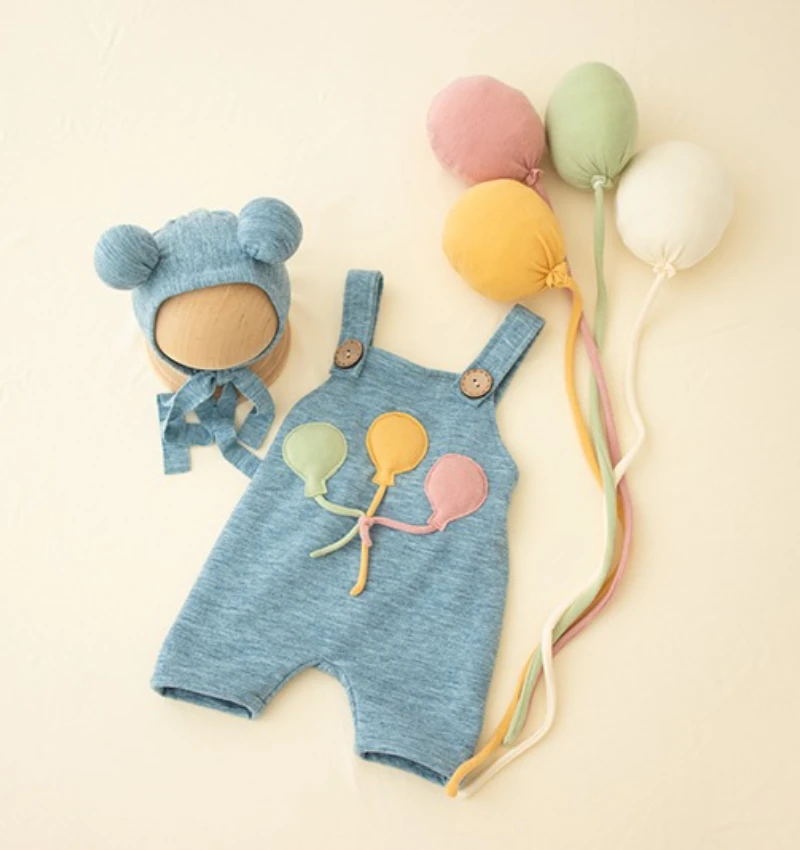 

New baby photography props baby photography clothes childrens photography clothing photo studio rainbow balloon clothing 신생아