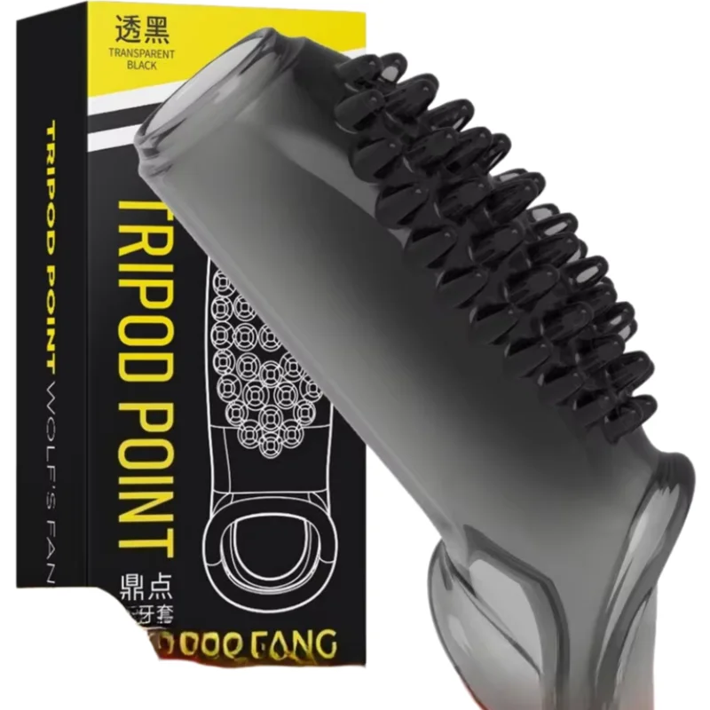 Wolf Tooth Set Stimulating G-spot Thickening Lock Essence Penile Ring Thickening Supplies Large Particle Adult Pumps Enlargers