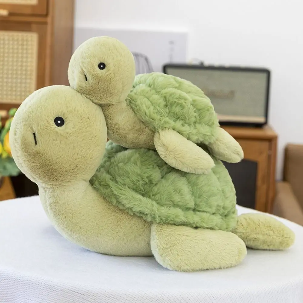 

Marine Animal Green Tortoise Plush Toy Stuffed Collection Sea Turtle Stuffed Doll Fluffy Ins Animal Sea Turtle Pillow Car Decor