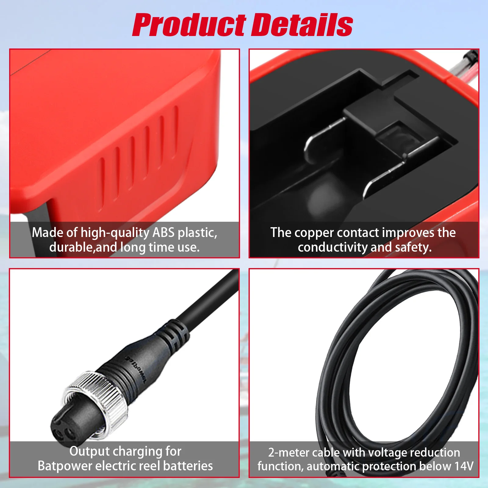 18 فولت شاحن بطارية الصيد بكرة محول البطارية Shimano Premio 3000 سلسلة الصيد رود ياماتو فورس ماستر