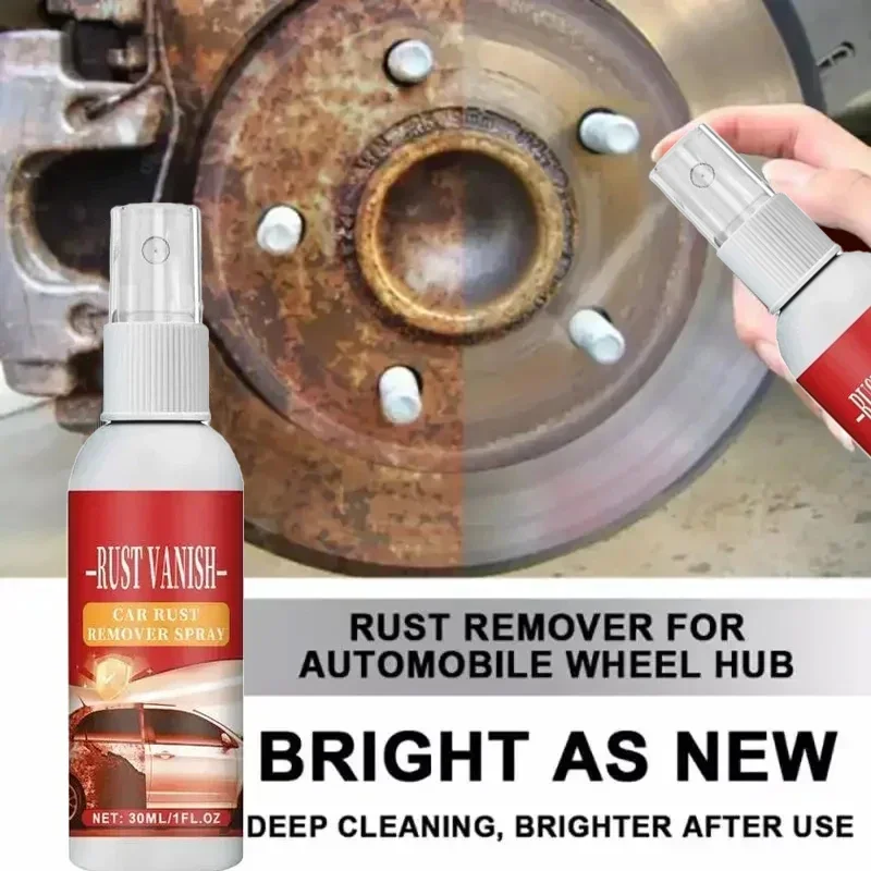 Car Rust Remover Spray Metal Surface Chrome Cleaner Car Body Paint Care Compound Automobile Wash And Maintenance Agent