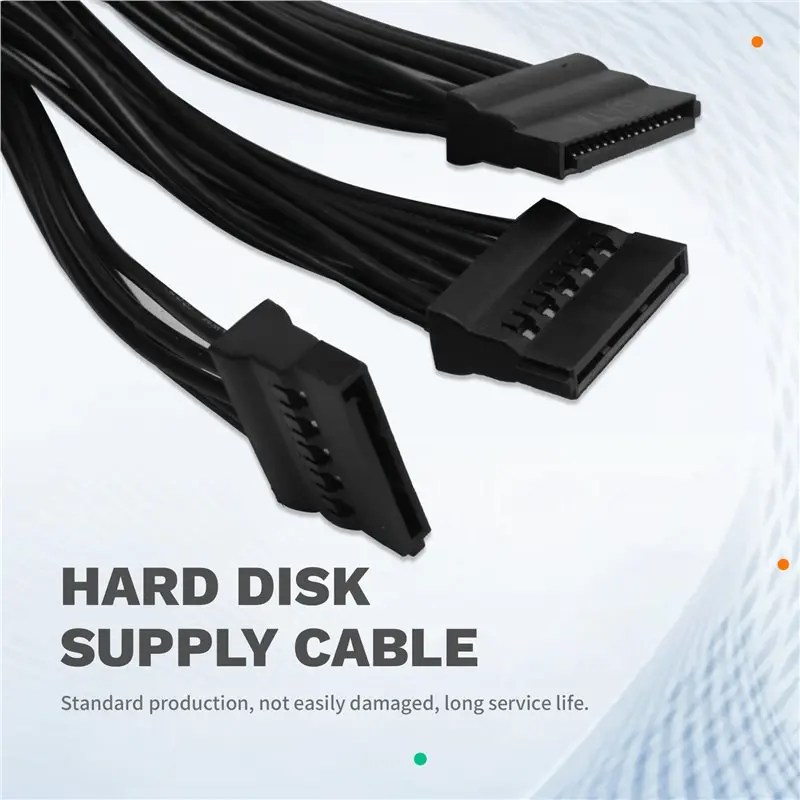 Buy Now 15 Pin Sata Power Splitter 1 To5 Hard Drive HDD SSD Power Supply Cable Cord Extension Cable Hard Disk Expansion Cable