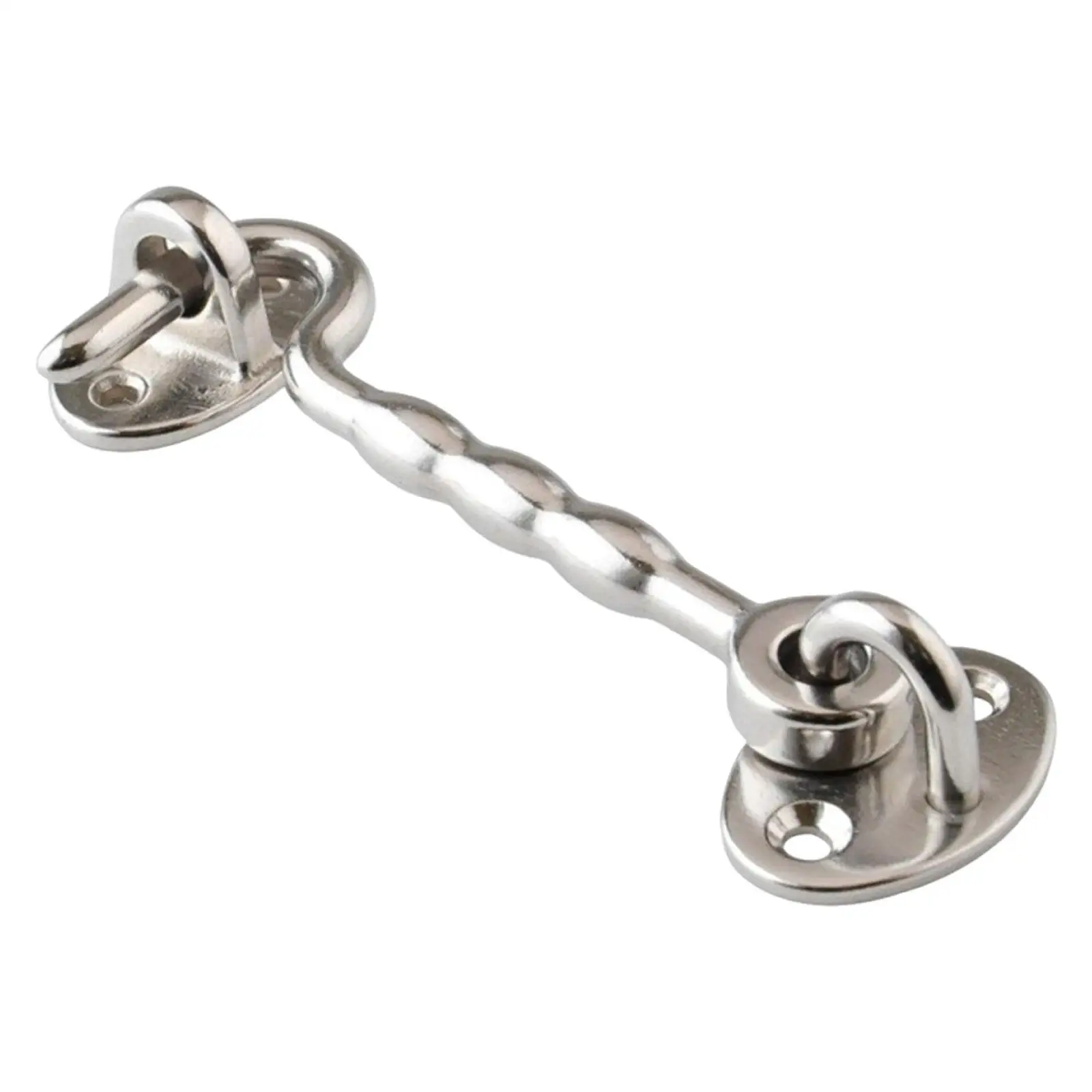 Cabin Hook and Eye Latch Stainless Steel, Durability, Accessories, Door Hook Lock, Easy to Install for Shed Doors Gates