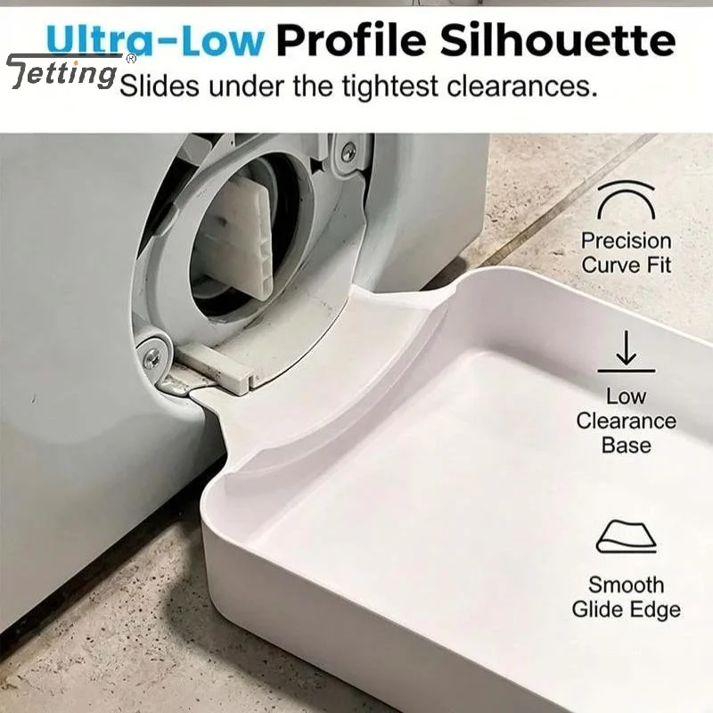 Washing Machine Drain Tray Water Catch Box Leak Proof Pan For Drum Washer Floor Protection