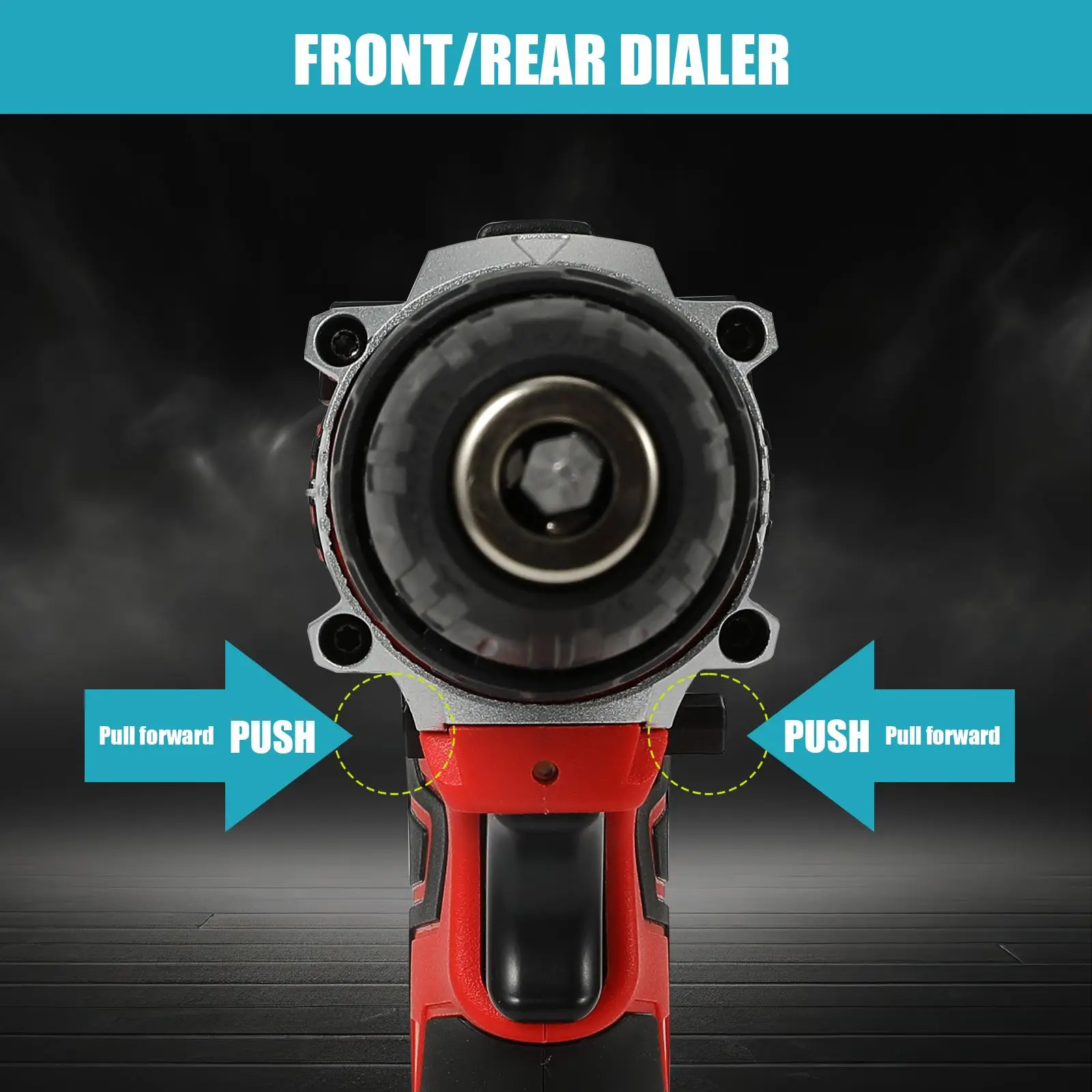 1500 دورة في الدقيقة تأثير الحفر 32N · m محرك الشاشة الكهربائية القابلة لإعادة الشحن بطارية مطرقة لاسلكية سائق 18 + 1 عزم الدوران إعداد الزيوت الكهربائية