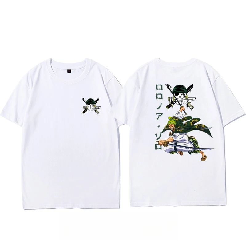 

Аниме ONE PIECE, футболка в честь 25-летия, мужская и женская хлопковая свободная аниме-периферийная летняя соломенная шляпа с короткими рукавами, пираты