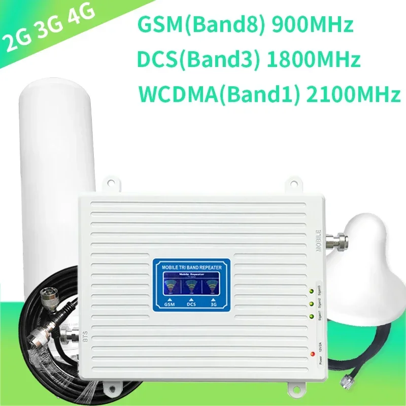 2g 3g 4g Cellular Signal Booster GSM 900 1800 2100 GSM WCDMA UMTS LTE Cellular Repeater Band3 Mobile Phone Amplifier