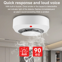 Security-Protection TUYA WiFi Smoke Alarm Fire Protection Smoke Detector Smoke House Combination Fire Alarm Home Security Syste