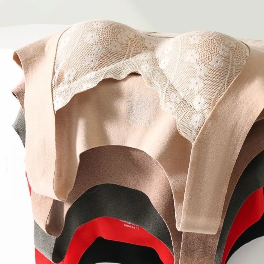 Camisole thermique en dentelle amincissante avec bonnets rembourrés, sous-vêtements thermiques, hauts courts, débardeurs en velours polaire, gilet à bretelles d'hiver