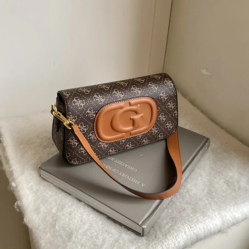 

2025 New Women's Designer Vintage Print Multi-Functional Shoulder/Crossbody Bag - Luxury Fashionable Bestseller