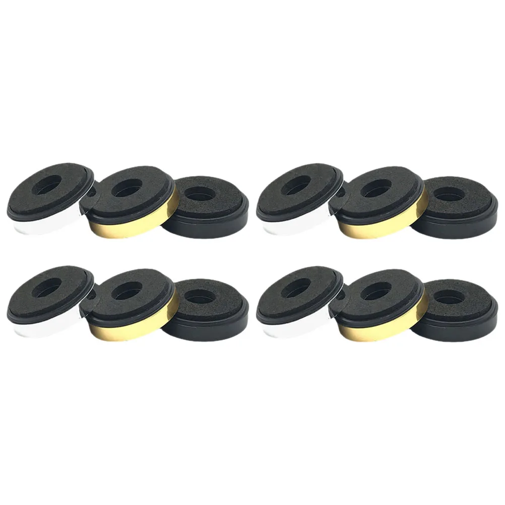 

12Pcs Speaker Vibration Absorber Pads Non-Slip Isolation Feet for Subwoofer Audio Devices Floor Protector Mounting Kit
