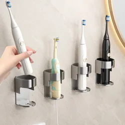 Electric Toothbrush Holder Base Rack Organizer Adhesive Household Multi-Purpose Toothbrush Stand Electronic Storage Shelf Hanger