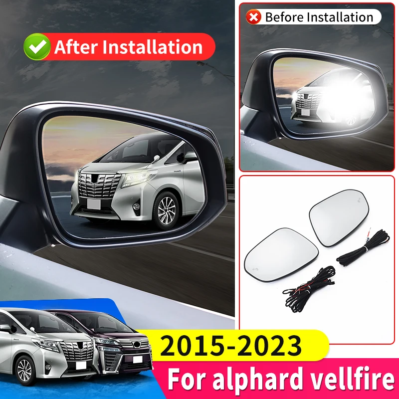 For Toyota Alphard Vellfire 2015-2023 2022 2021 Electronic Anti-Glare Rearview Mirror 30 Series Interior Accessories upgraded