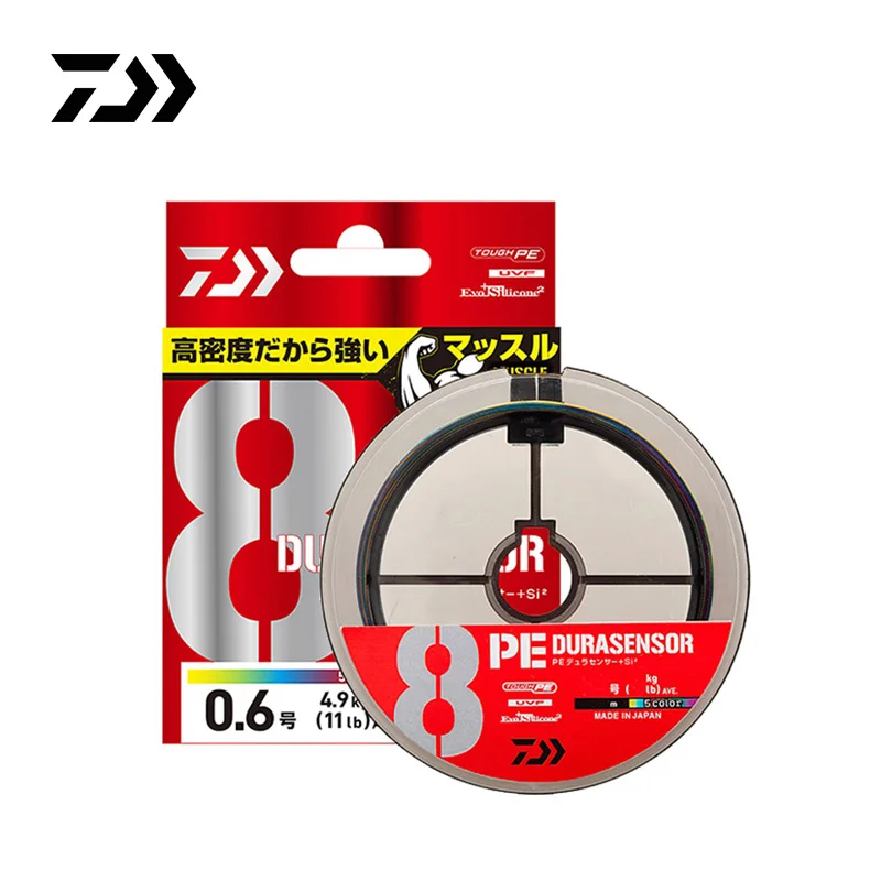 

Леска DAIWA Premium UVF PE DURASENSOR X8+SI2 - импортная из Японии, плавающая плетеная леска для морской и пресноводной ловли крупной рыбы