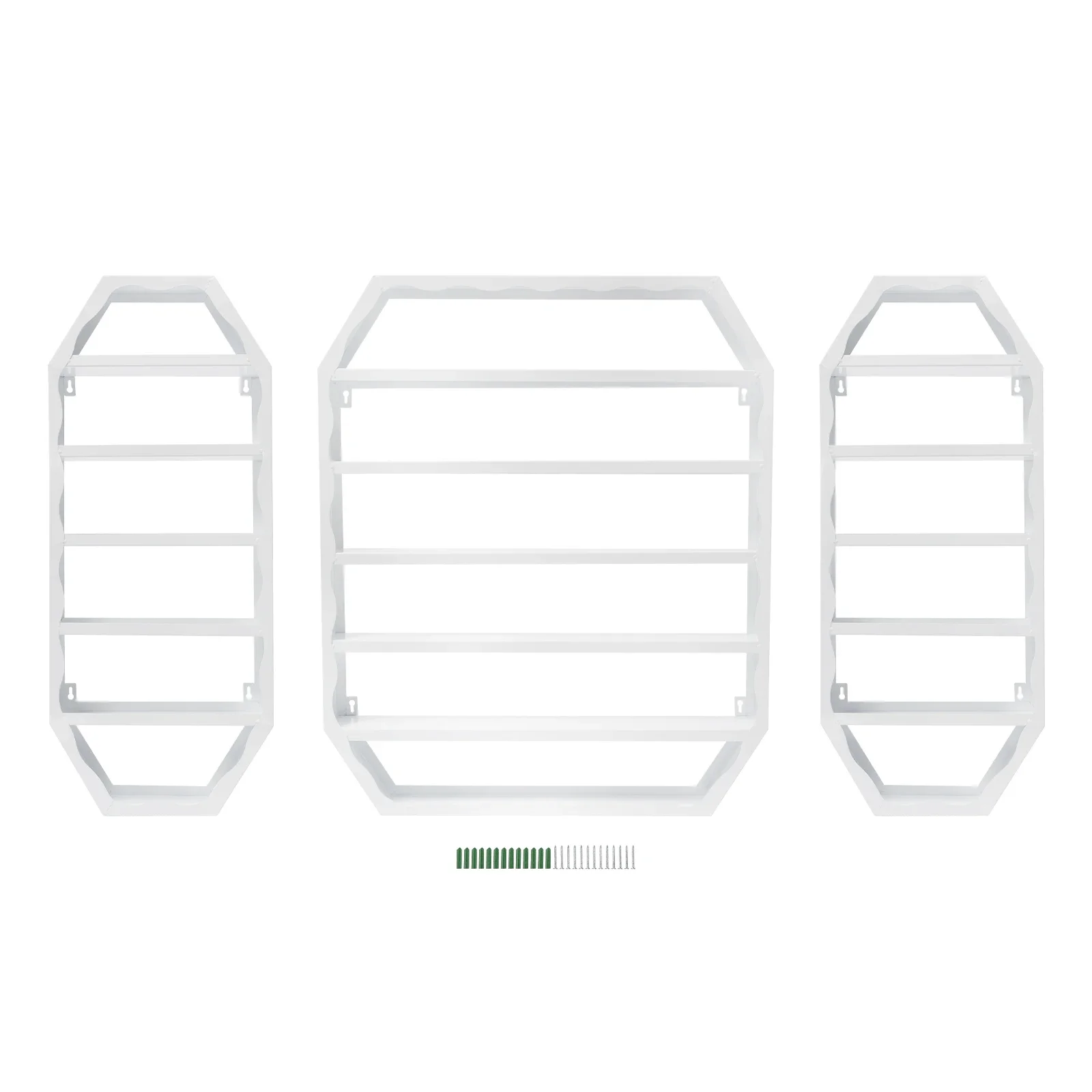 Wall-Mounted Nail Polish Rack, 3-Tier Display with Smooth Edges for Easy Access and Storage