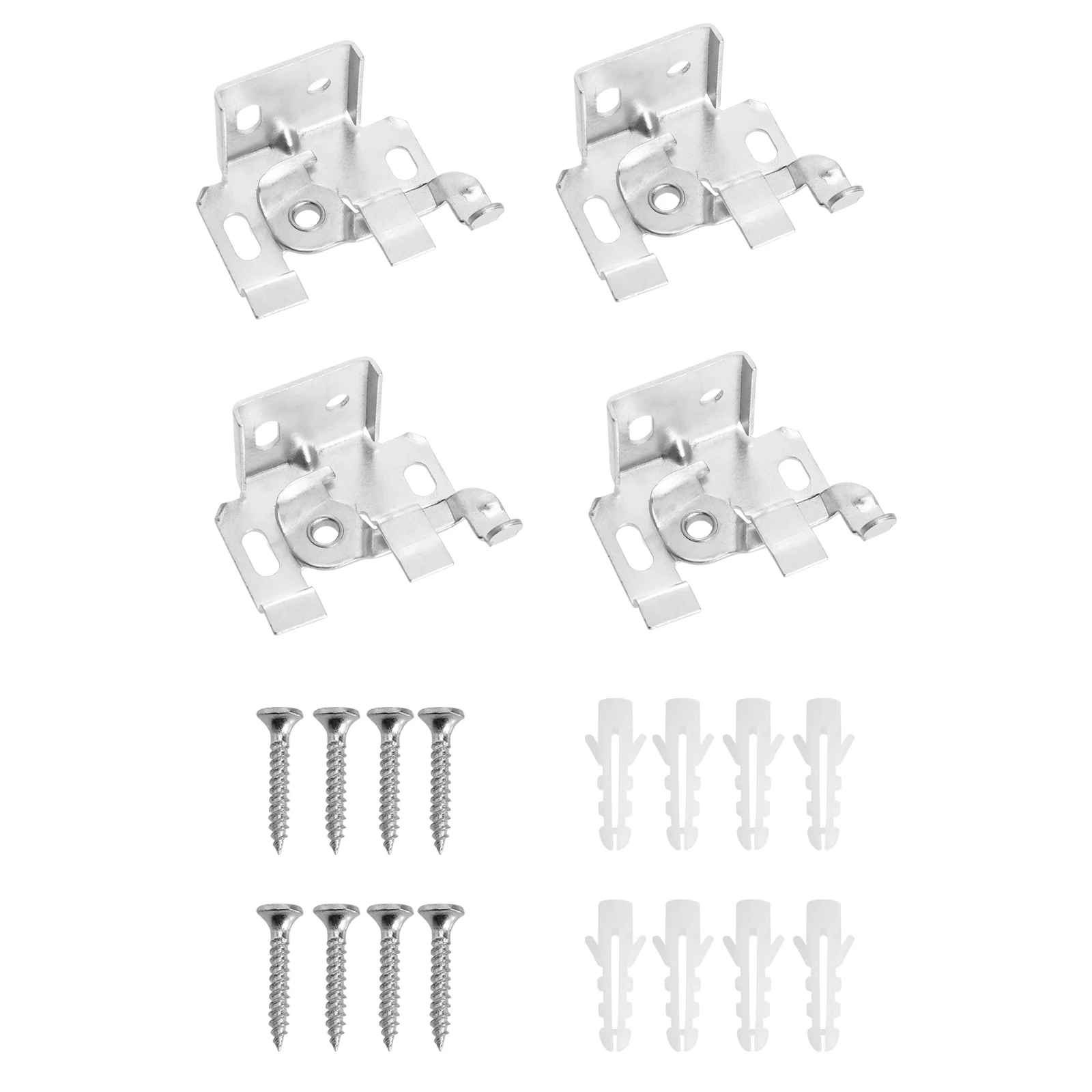 

4 Curtain Side Mounting Bracket Home Accessories Easy Install Replacement Brackets Track Fixing Blind Blinds Shade HolderBracket