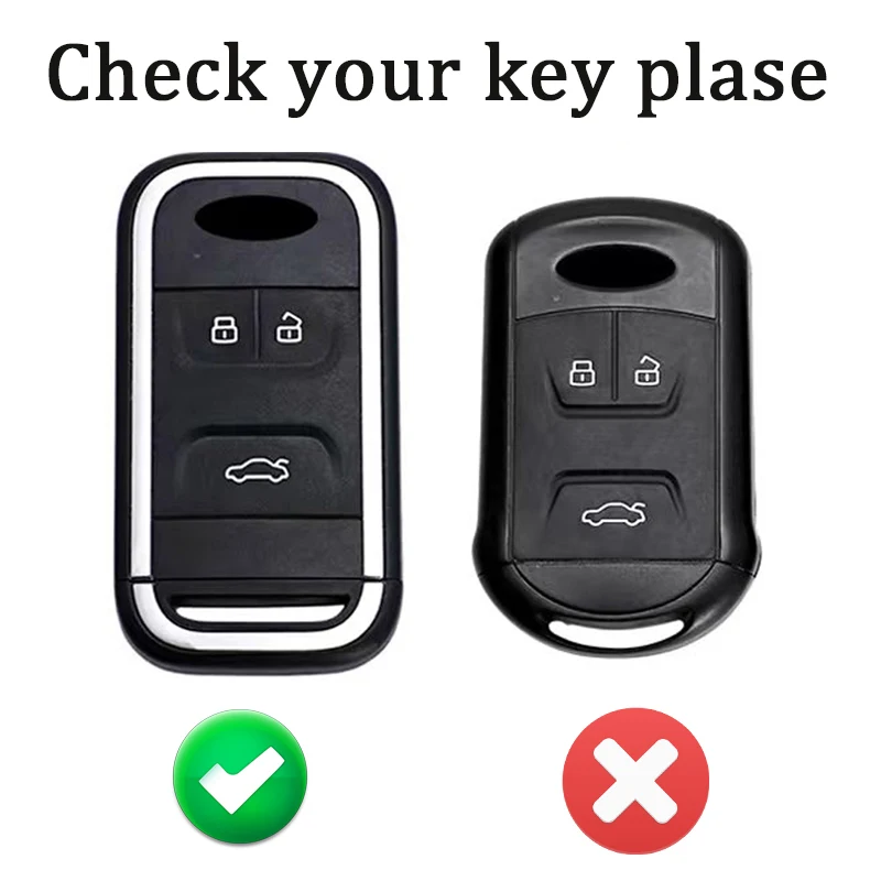 TPU 3 Buttons Key Cover Remote Car Key Case for Chery Tiggo 4 7 Arrizo 5 3 Tiggo 8 Key Holder Protection Shell