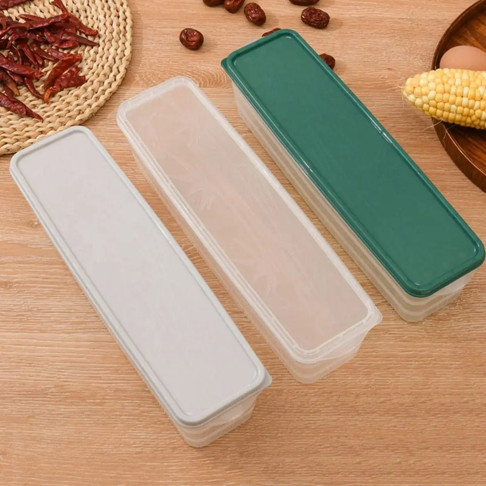 Multifunctional Plastic Noodles Storage Box Rectangular Sealed Spaghetti Container Large Capacity with Cover Pasta Box Home