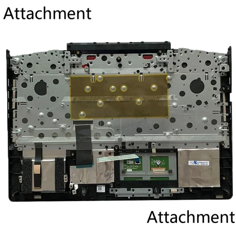 Imagem -04 - Inglês Backlit Teclado com Shell c Tampa Palmrest Caixa Superior e Touchpad para Lenovo Legion Y72015ikb Laptop 5cb0n67272 us