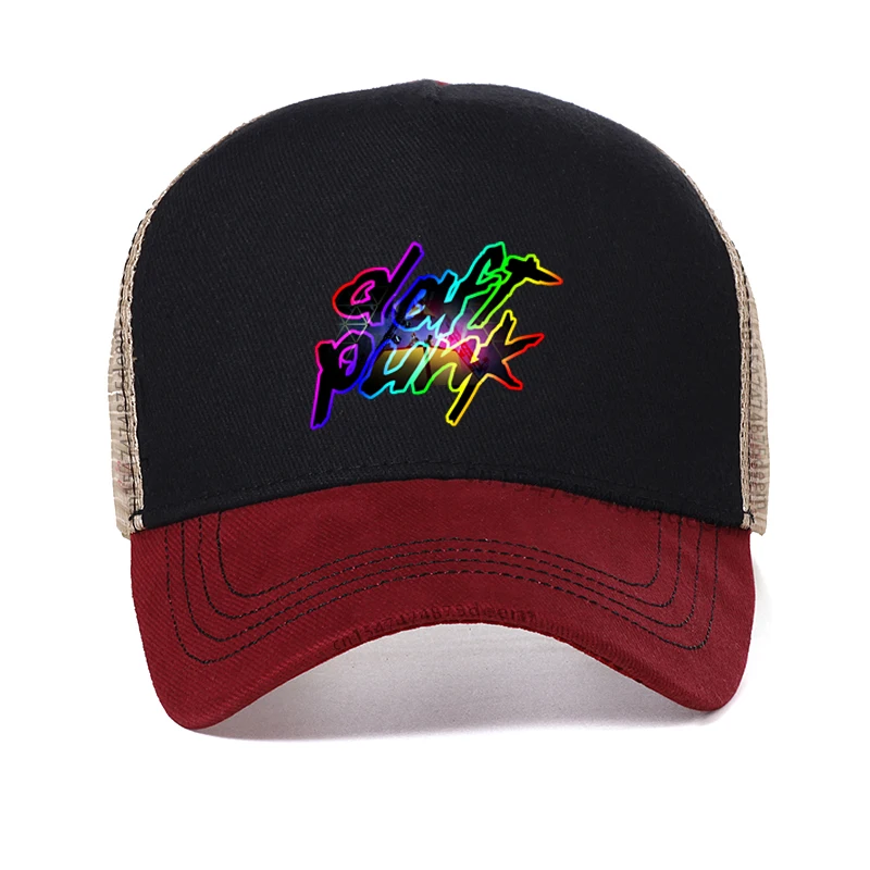 

DAFT PUNK ALIVE DANCE DJ baseball cap Electronic Music Band cap men women mesh trucker hats