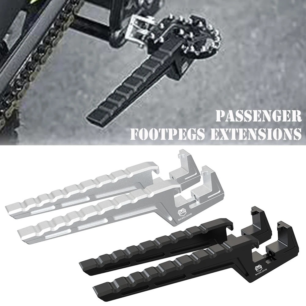 

For Honda CRF450R CRF450RWE CRF450RX CRF450X 2019-2026 2025 2024 2023 Passenger Footpegs Extensions Mount Kit Peg Clamp Bracket