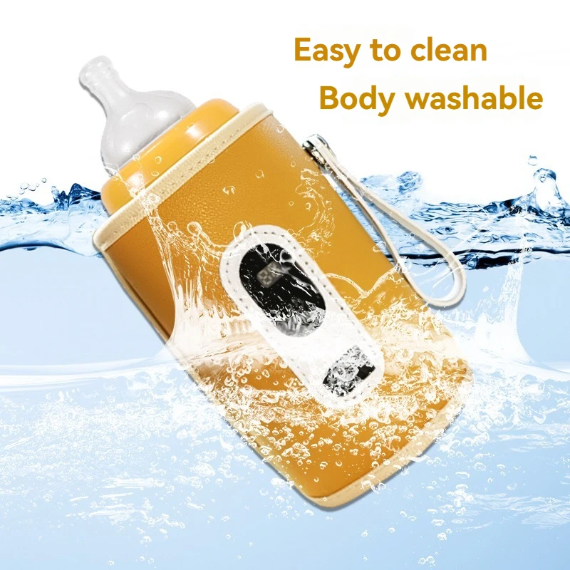 

Bottle insulation cover for children, universal outdoor portable constant temperature milk warmer, USB baby home heating cover,