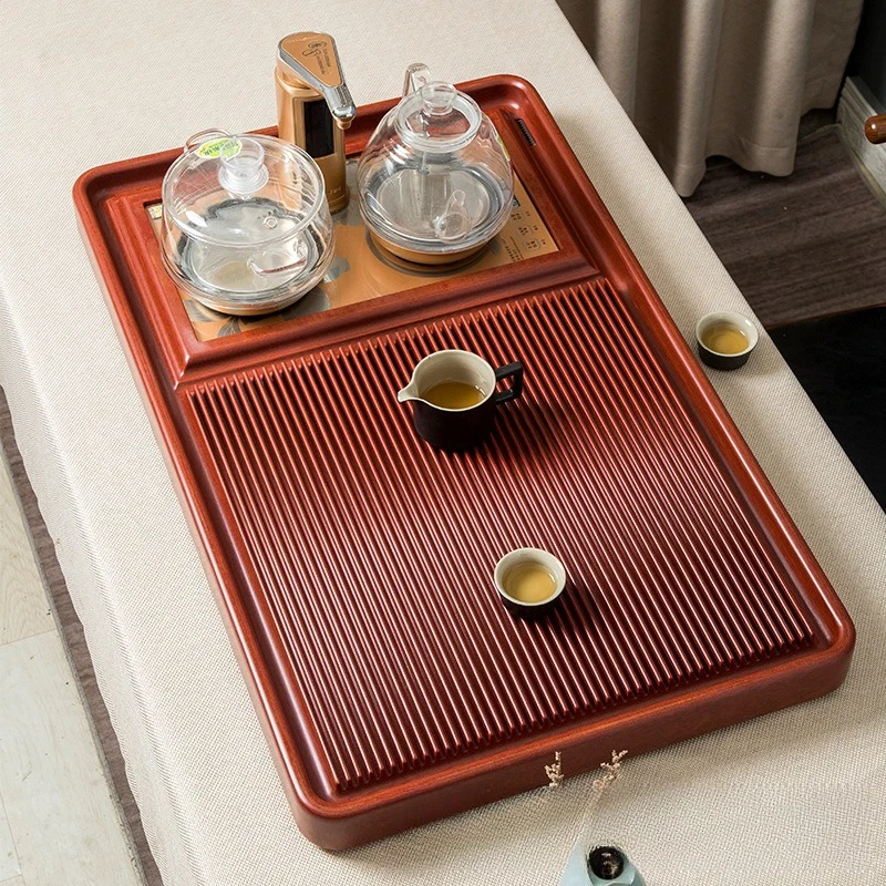 

Bakelite tea tray German electric bakelite Taiwan household with induction cooker kettle integrated frame tea tray