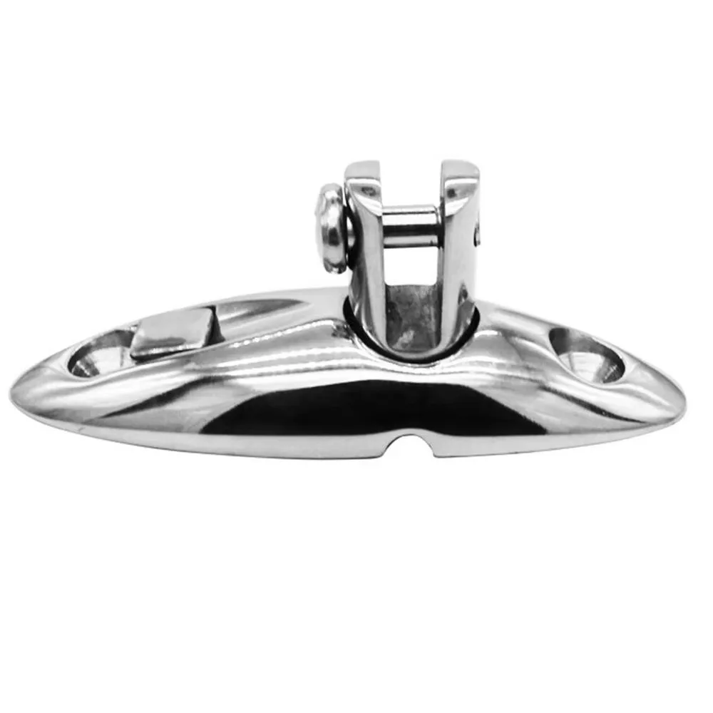 316 Stainless Steel Hinge 360° Rotatable Fixed Base Boat Awning Accessories for RV, Yacht Home Furnishing Hardware Tools