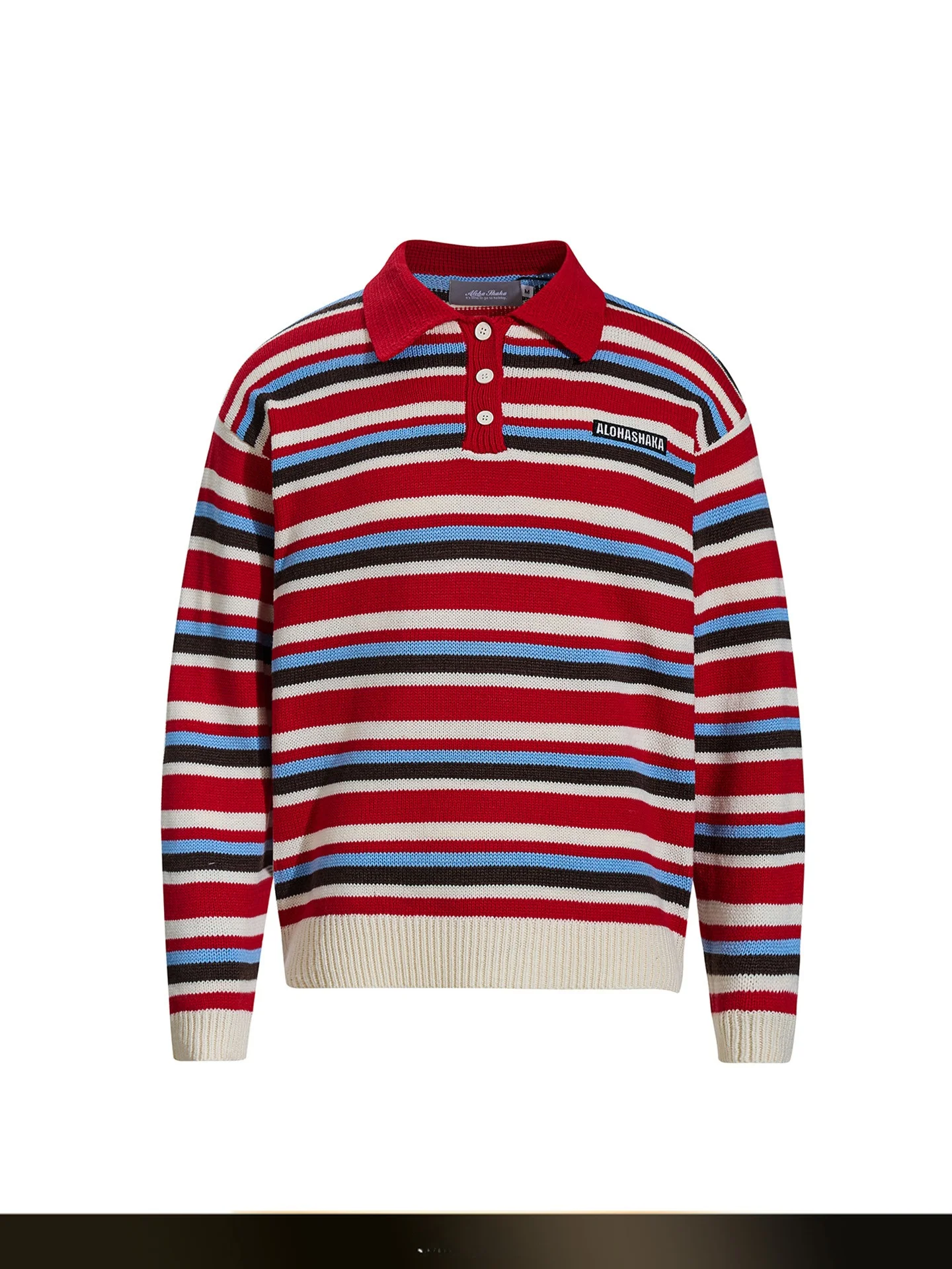 

Ретро-свитер в американском стиле с цветными блоками, свободный повседневный свитер для пар, осенне-зимний, с длинными рукавами, в полоску, комфортный