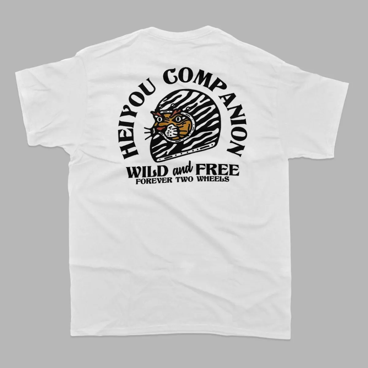 

Tiger Head Driver Triumph Motorcycle Street Wind Heavy Crew Neck Cotton Printed Short Sleeve Men's and Women's T-Shirts