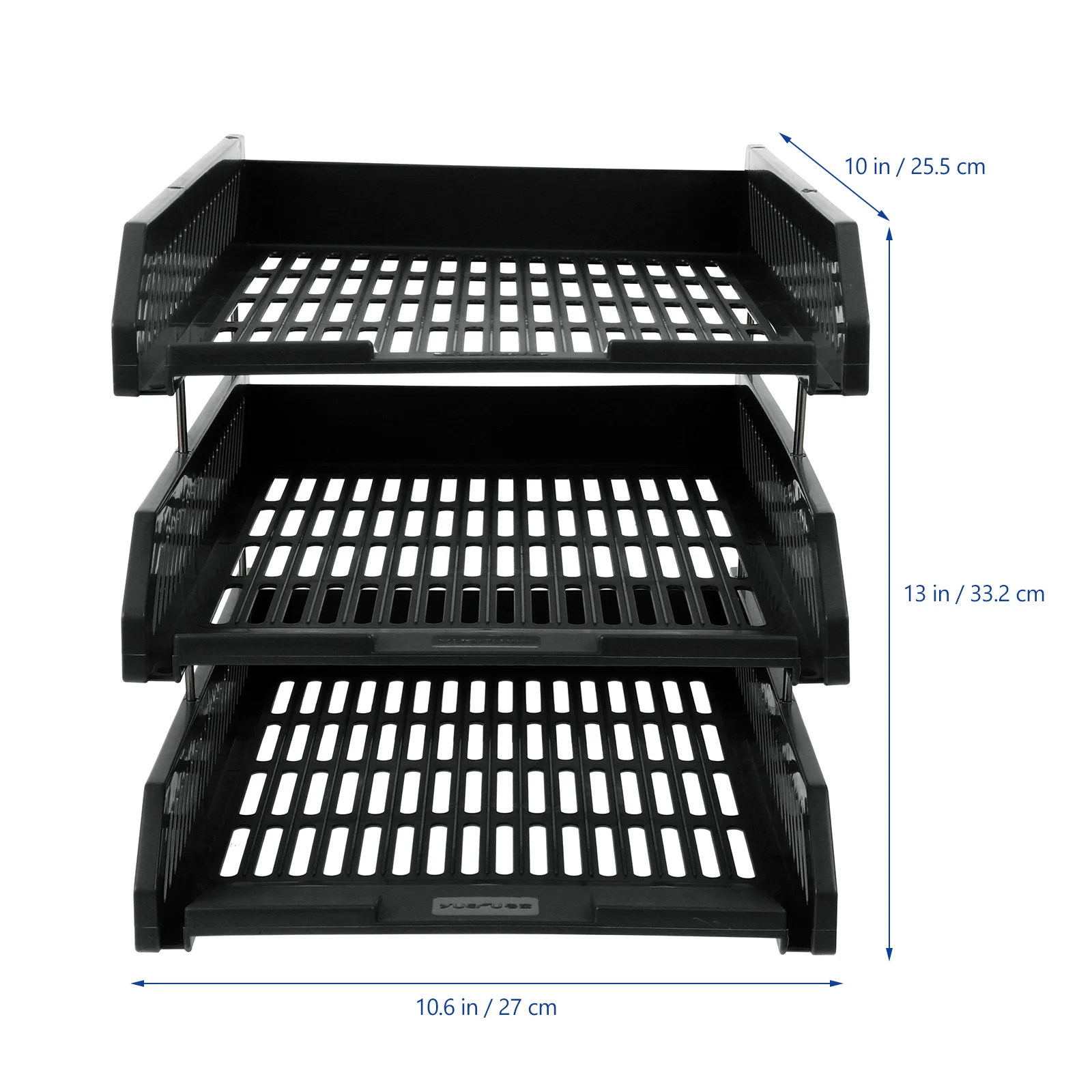 1Pcs File Organizer Rack 3 Tier Plastic Desktop Document Holder for Office Home Desk Storage Magazine Folder Organizer