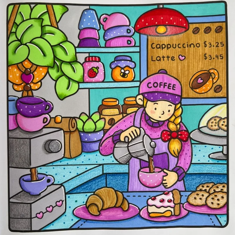 Раскраски для взрослых и подростков. Удобные космические раскраски. Жирные и простые книжки-раскраски.