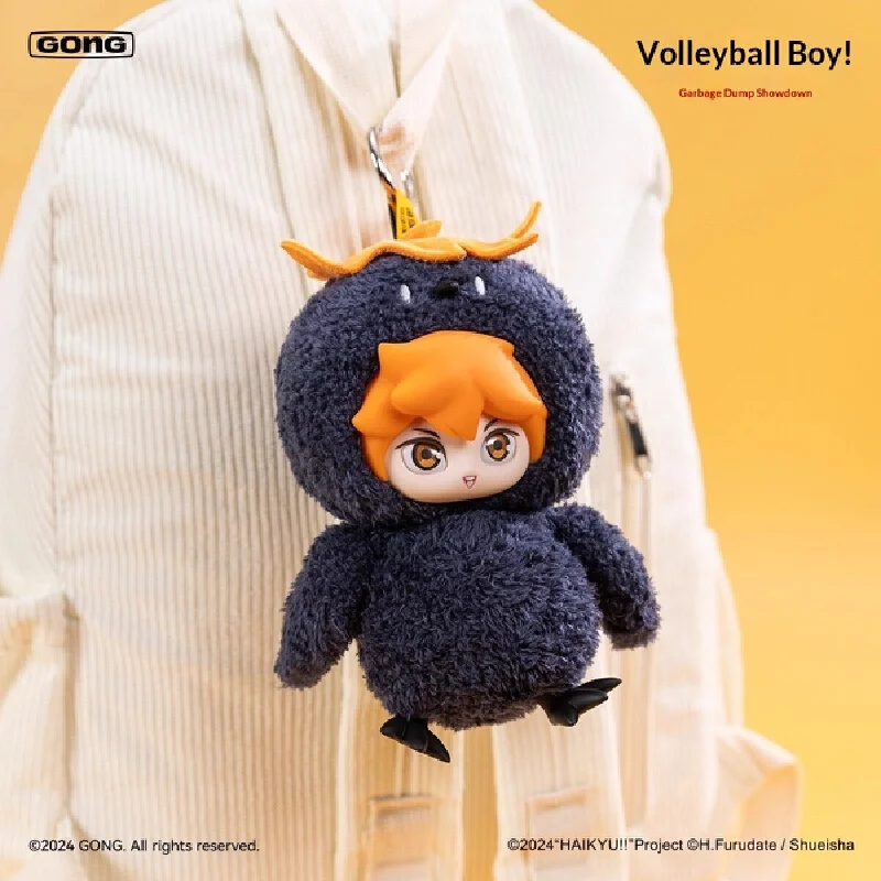 Haikyu!! The Dumpster Battle Series Kawaii Plush Pendant Vinyl Plush 15cm Kuroo Tetsuro Anime Peripheral Colle Gift Action