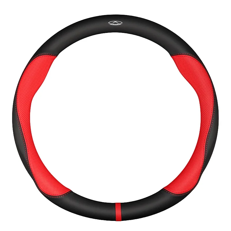 

Чехол на руль для Chery Tiggo 7 Pro Plus, Tiggo 8 Plus, Tiggo 5X Pro, 9 цветов, из искусственной кожи, нескользящий, автоаксессуар