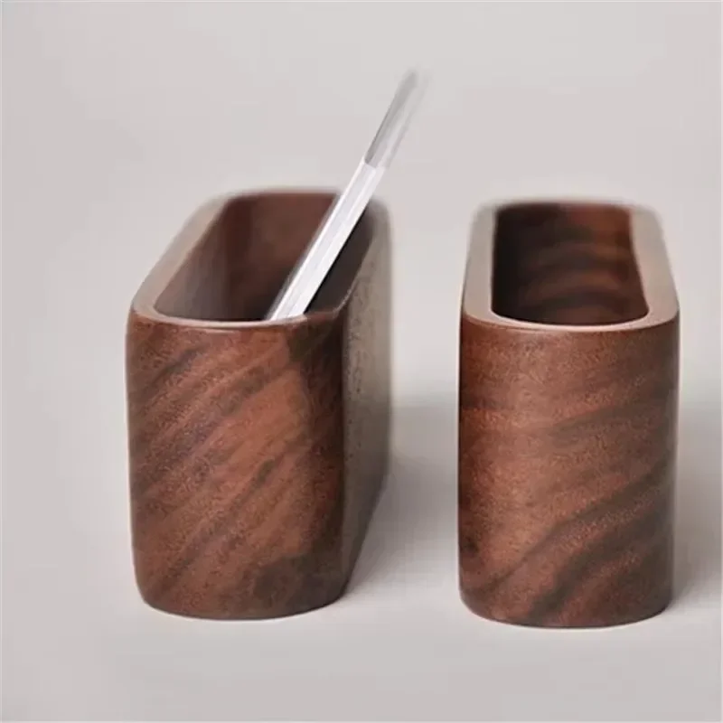 Desktop Accessories Storage Box Wooden Business Card Holder Note Holder Display Rack Card Holder Office Supplies Stationery