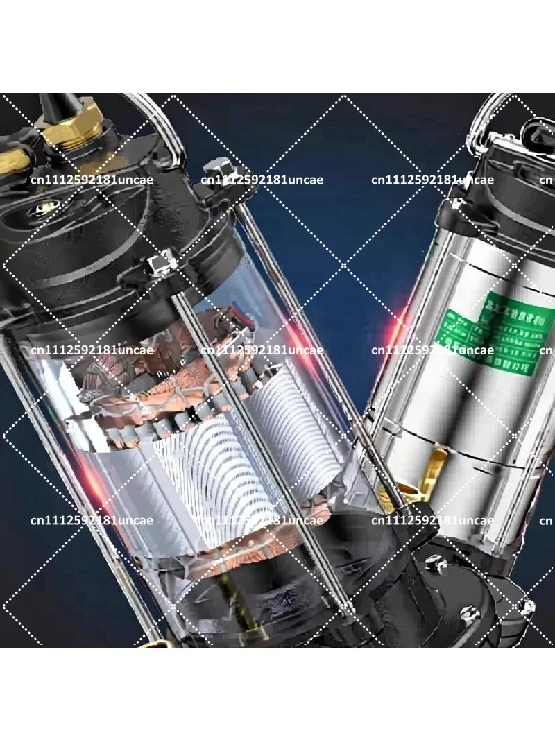 Agricultural Sewage Pump 220V Stainless Steel Submersible Pump for Household Car Wash and Sump Drainage