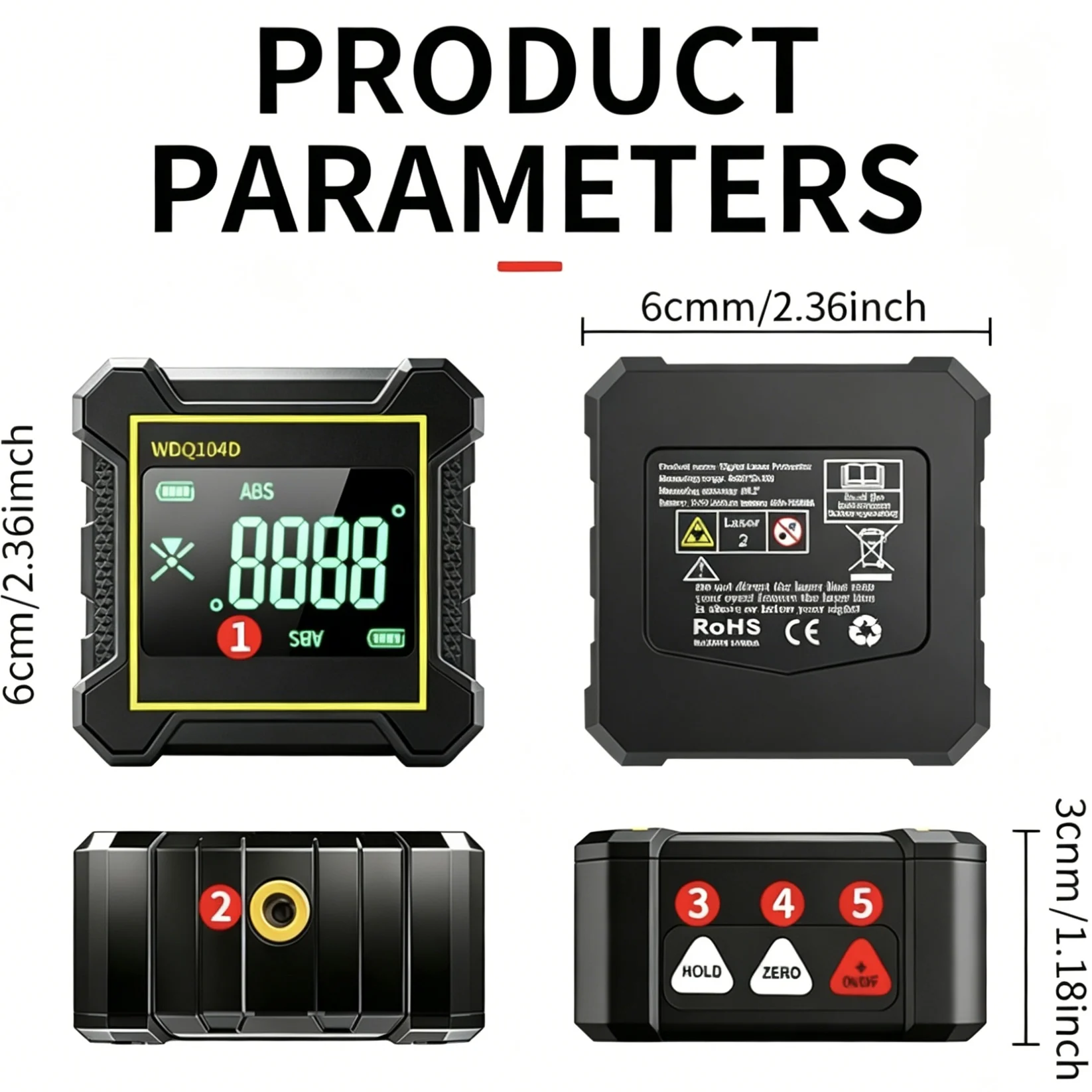 Thumbnail 2 - #56 Best Digital Angle Gauge to Buy In 2026
