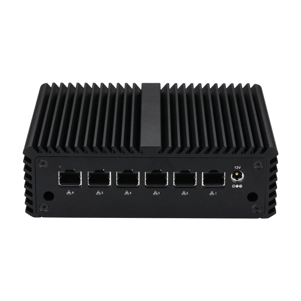 

Мини-ПК Qotom Q10900G6-S08 N100 N305 N150 N355 Поддержка оперативной памяти D5 с 6-контактным компьютером I226V LAN AES-NI