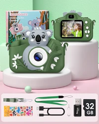 Gofunly-Mini appareil photo numérique pour enfants, appareil photo aste, carte 32 Go, 2.0 P HD, 1080 