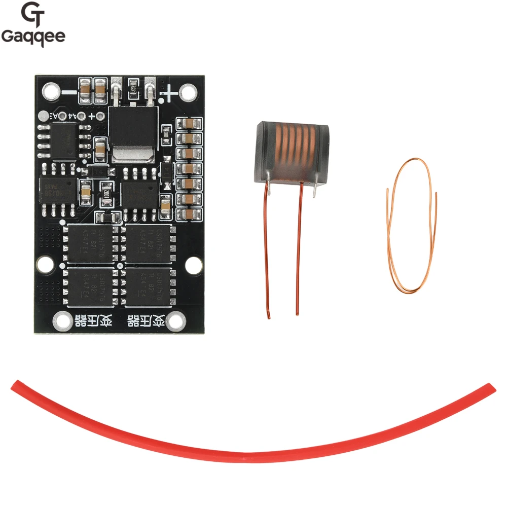 

DC 6-15 В до AC 10 кВ-25 кВ Boost Spark Arc Модуль катушки зажигания Дуговый воспламенитель Высоковольтный модуль Плата драйвера Трансформаторная зажигалка
