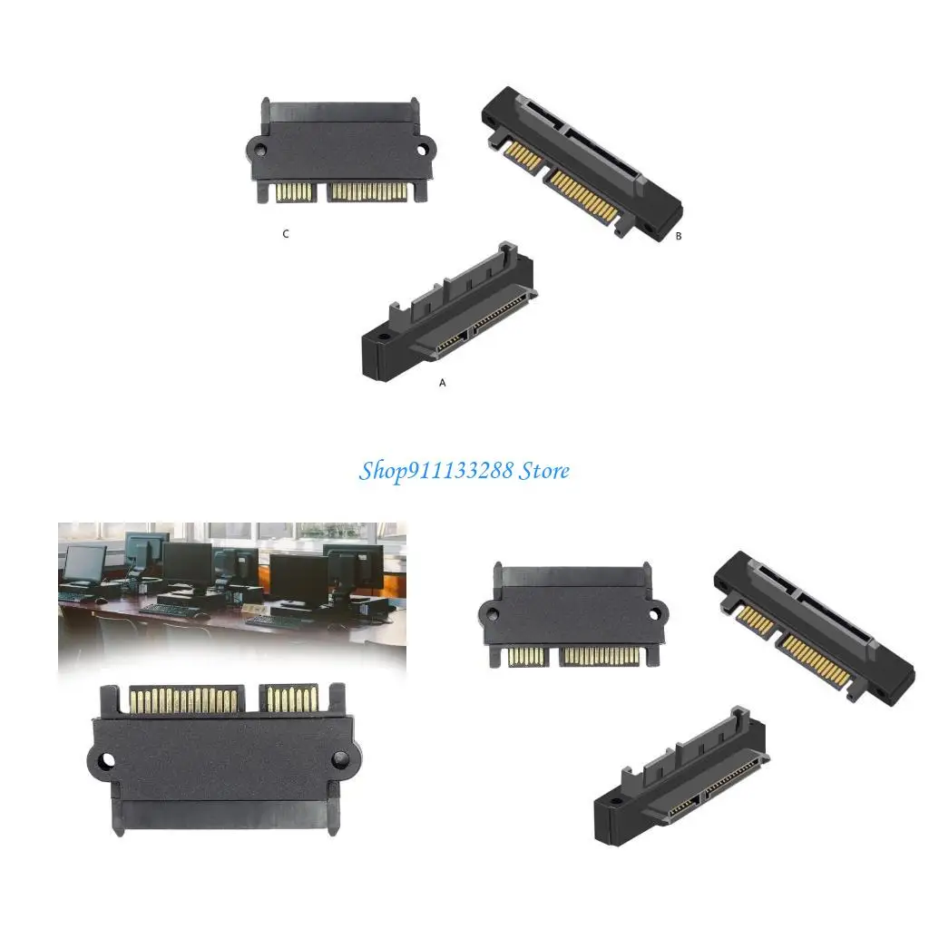 

G88D SATA7+15PIN Мужчина -мужское до самок адаптера для 2,5 дюйма/3,5 дюйма HDD -соединения 6 Гбит/с данных
