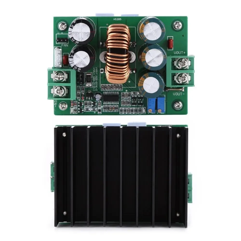 Special Offer 1200W 20A DC Converter Boost Step-up Power Supply Module IN 10-60V OUT 12-80V On-board Regulator