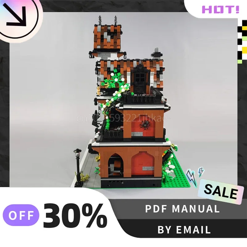 [4090PCS] 맞춤형 MOC 유령의 집 크리 에이 티브 빌딩 블록 세트 STEM 교육 장난감 건설 모델 키트 생일 선물