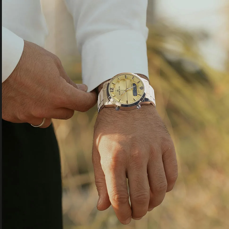 Мужские наручные часы HUMPBUCK с вечным календарем и будильником, водонепроницаемые многофункциональные часы, повседневный и в стиле милитари