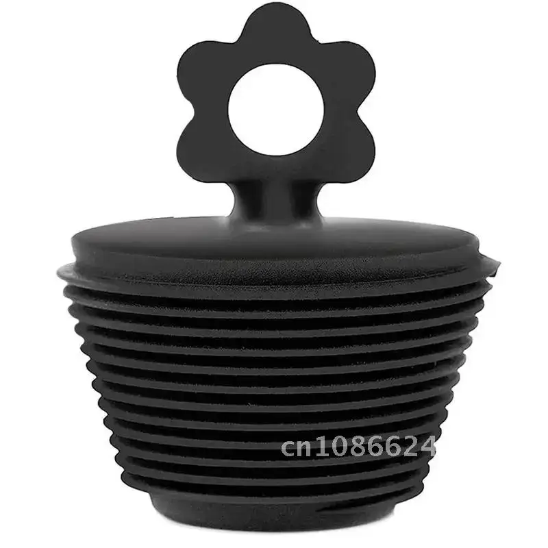 Bathroom Accessories Flower Shaped Bathtub Drain Stopper Silicone Bath Tub Drain Plug Cover Kitchen Sink Drain Strainer 47*55mm